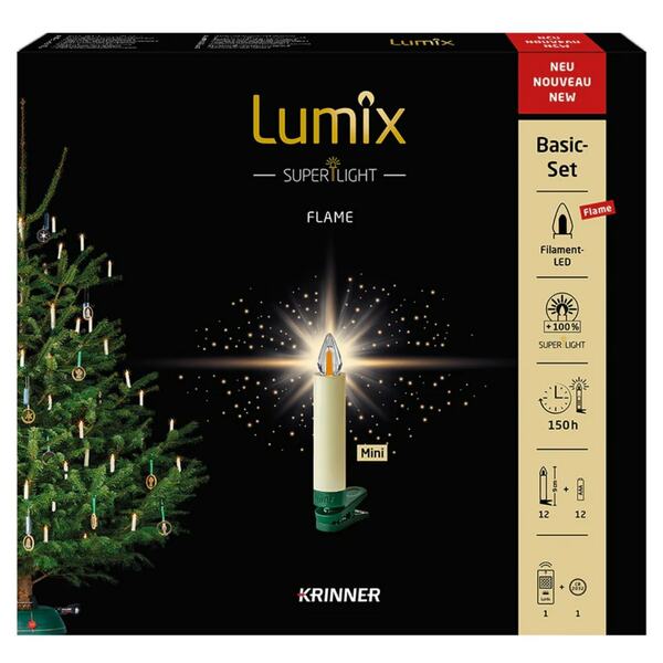 Bild 1 von Lumix Superlight Flame Mini Basis 12er Set Stimmungsbeleuchtung