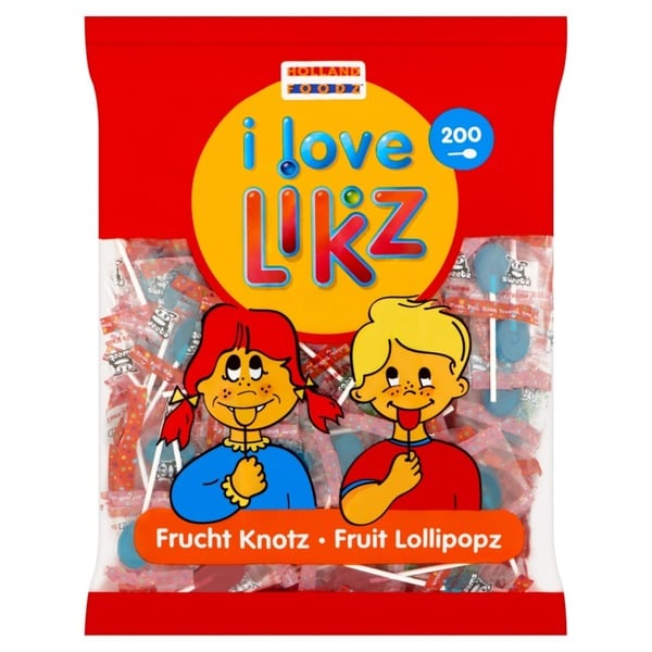 Bild 1 von Holland Foodz Frucht Knotz Lutscher 200 Portionen (1 kg)