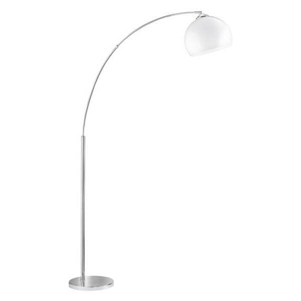 Bild 1 von Retrofit Bogenlampe Brasilia chromfarbig weiß 110cm 180cm Metall Acryl