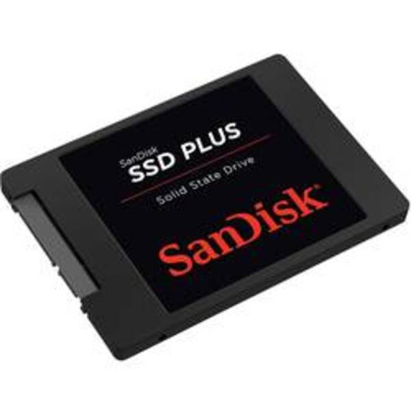 Bild 1 von SanDisk Plus Interne SSD 6.35 cm (2.5 Zoll) 480 GB Retail SDSSDA-480G-G26 SATA III