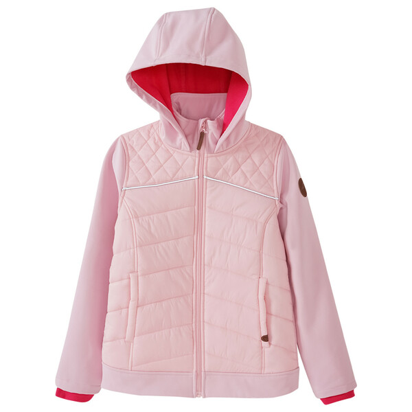 Bild 1 von Mädchen Softshelljacke mit Kapuze ROSA