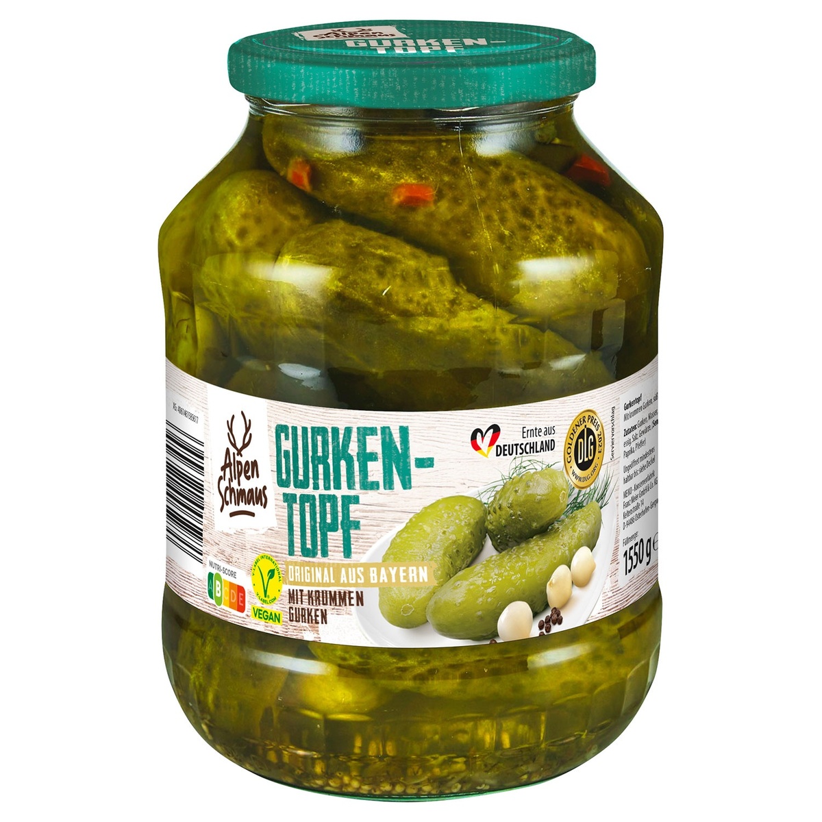 Bild 1 von ALPENSCHMAUS Gurkentopf 850 g