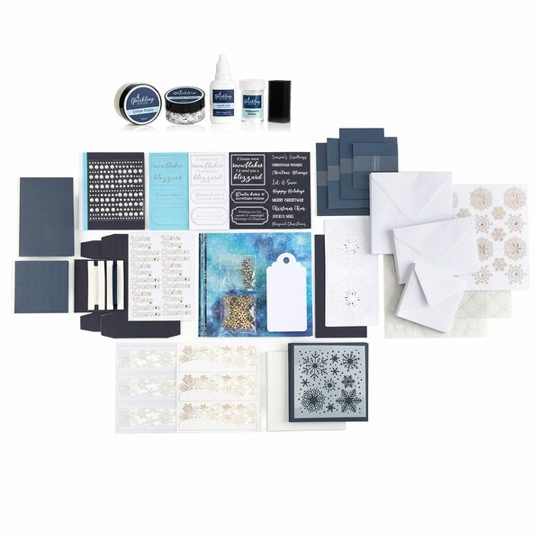 Bild 1 von CRAFTER'S COMPANION™ Kreativ-Set Sparkling Winter Karten, Stempel & Ausstanzungen,349tlg.