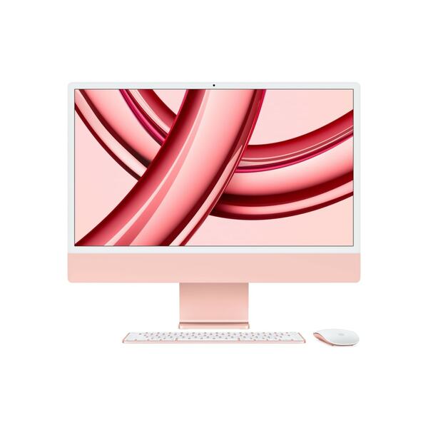 Bild 1 von iMac Pink 24 Zoll, M3, 8-Core-CPU, 8-Core-GPU, 8GB, 256GB SSD