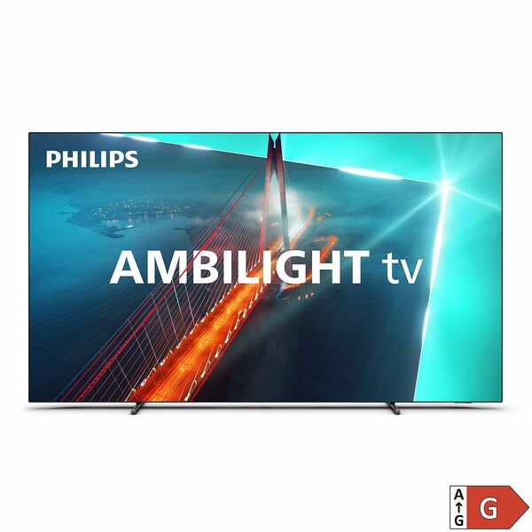 Bild 1 von PHILIPS 65''/164cm OLED708/12 4K Ultra HD Smart-TV 3-seitiges-Ambilight inkl. Sprachsteuerung 65OLED708