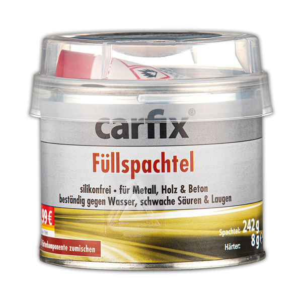 1 Kg STC 2K Standard Polyesterspachtel Feinspachtel Beige + Härter + Spachtel EB