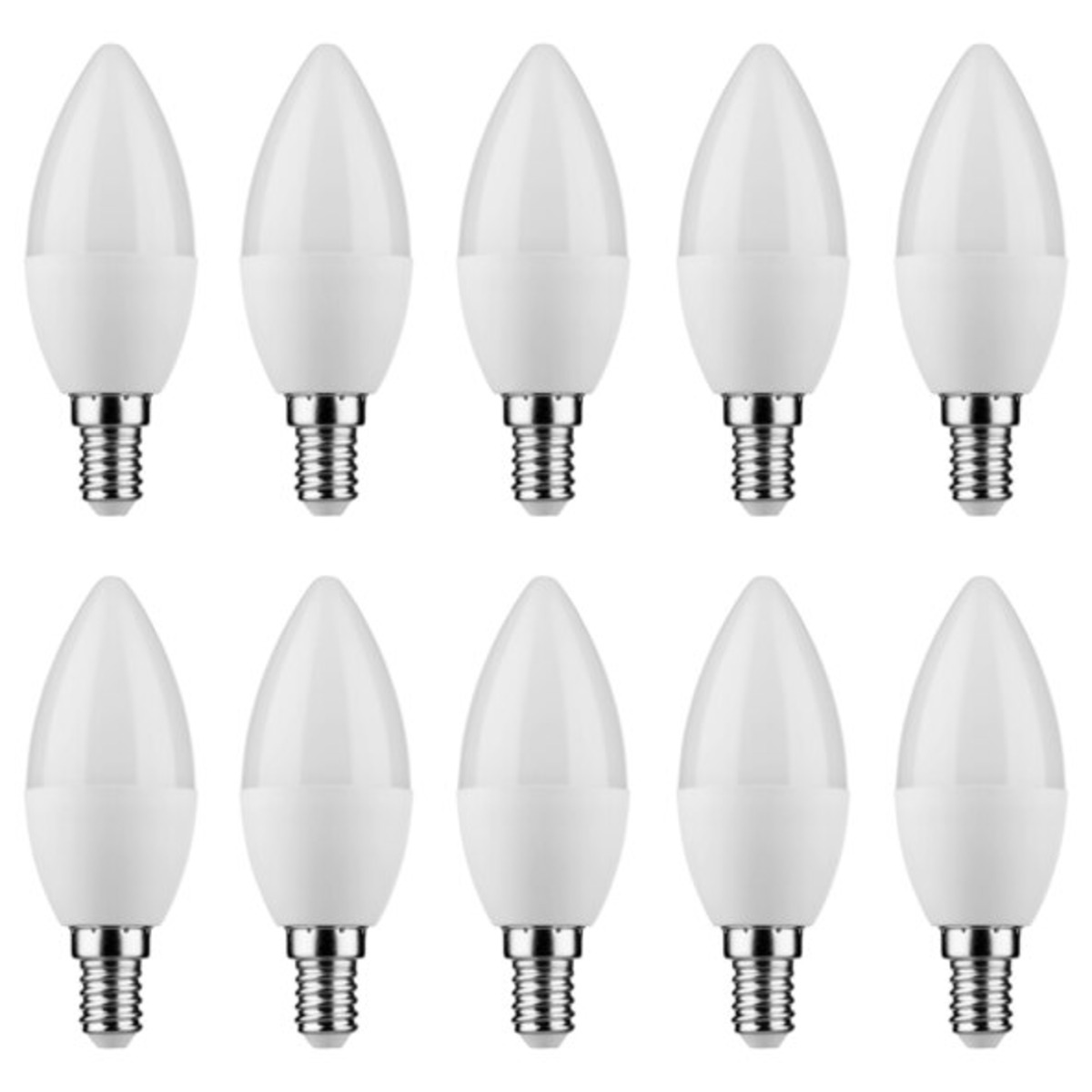 Bild 1 von LED Leuchtmittel Kerze E14, 10er Set – Energieeffizienzklasse F