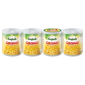 BONDUELLE Goldmais „3 + 1 gratis“ 600 g, 4er-Packung