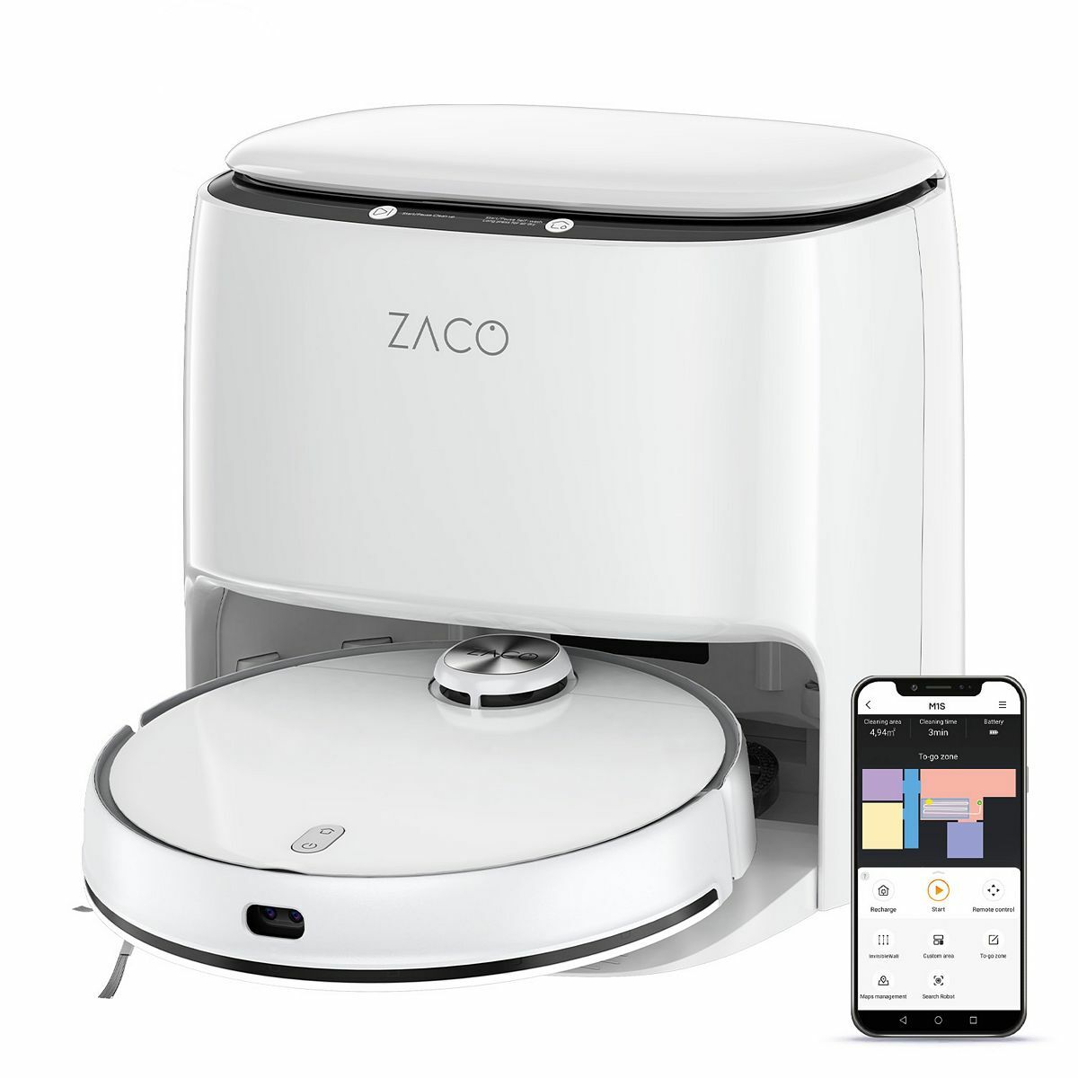 Bild 1 von ZACO 4in1-Saug- & Wischroboter M1S für bis zu 250m² 3J Herstellergarantie