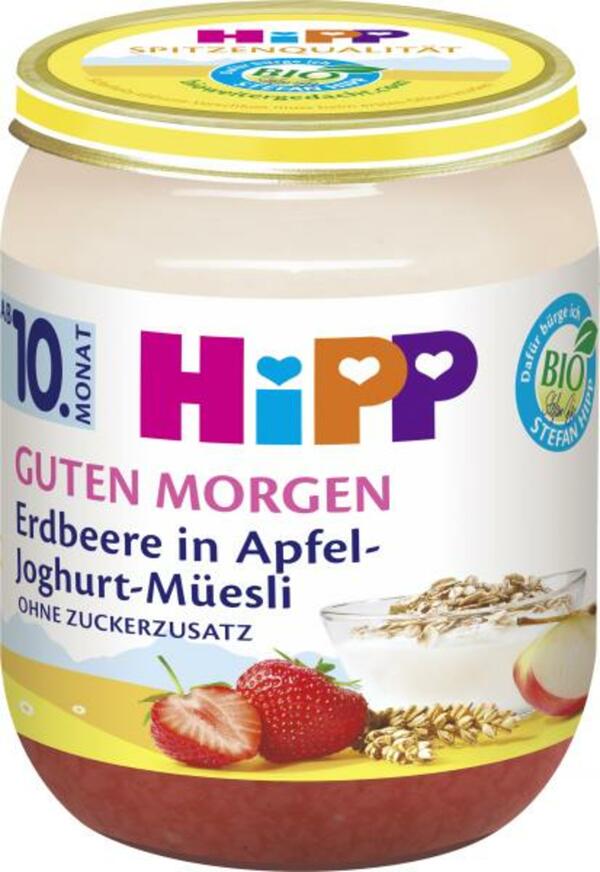 Bild 1 von Hipp Guten Morgen Erdbeere in Apfel-Joghurt-Müesli