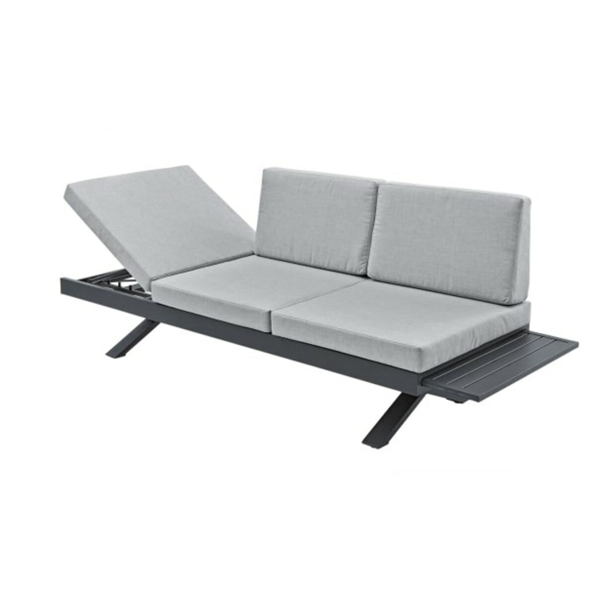 Bild 1 von 3-Sitzer Monte Plata links Grau 198x81x72 cm