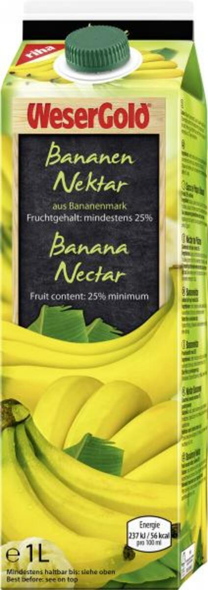 Bild 1 von Wesergold Bananen-Nektar