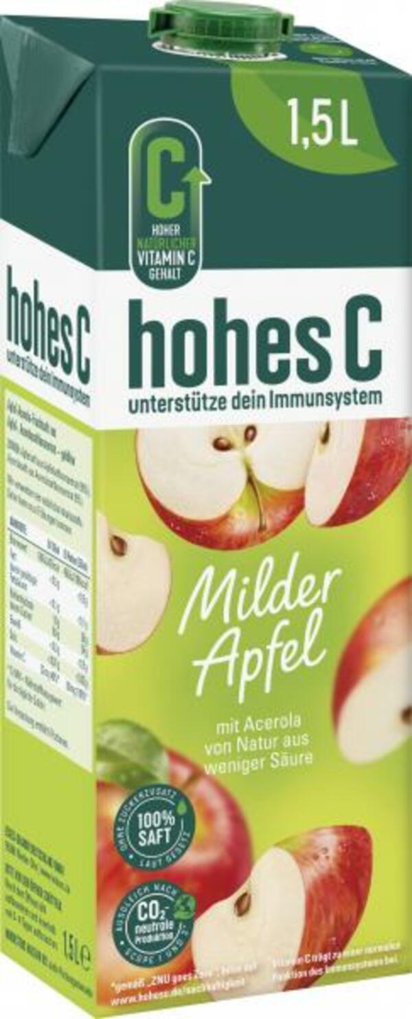 Bild 1 von Hohes C Milder Apfel mit Acerola