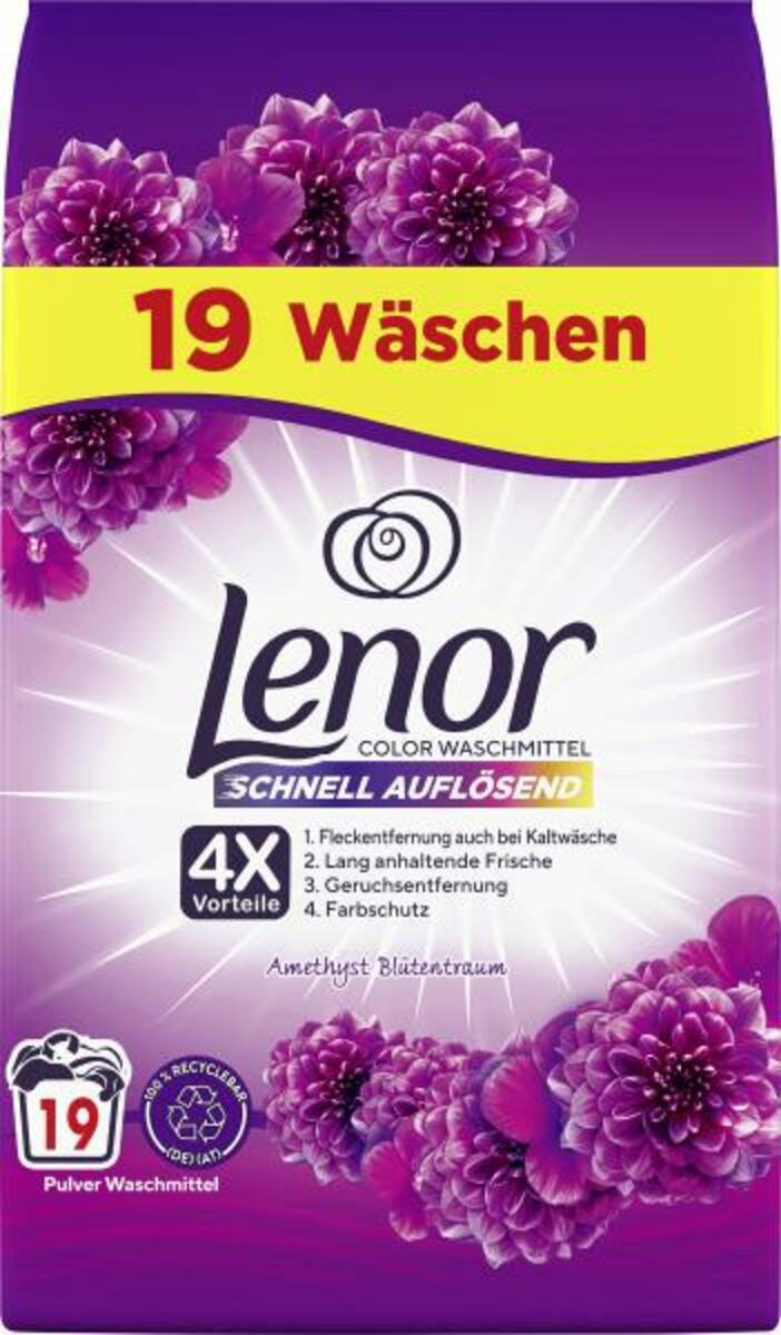 Bild 1 von Lenor Color Waschmittel Schnell auflösend Amethyst Blütentraum 19 WL