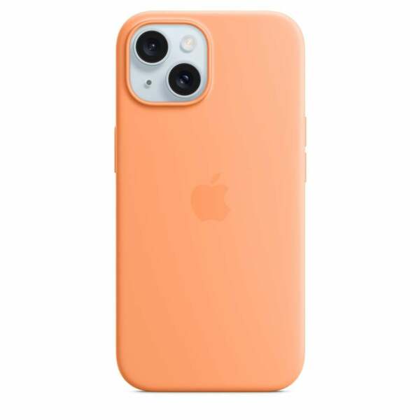 Bild 1 von iPhone 15 Silikon Case mit MagSafe - Sorbet Orange