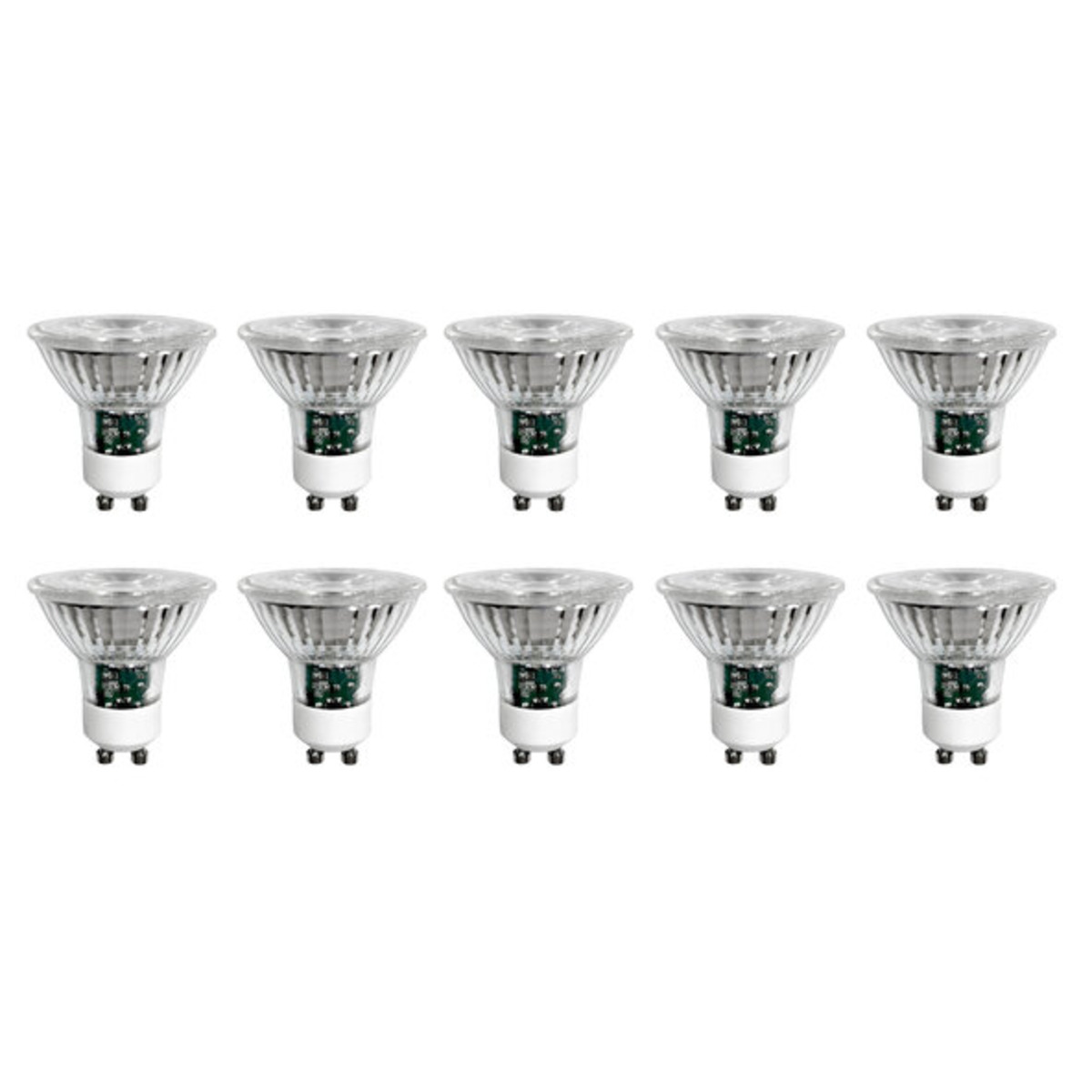 Bild 1 von LED Retro-Leuchtmittel Reflektor Gu10, 10er Set – Energieeffizienzklasse F