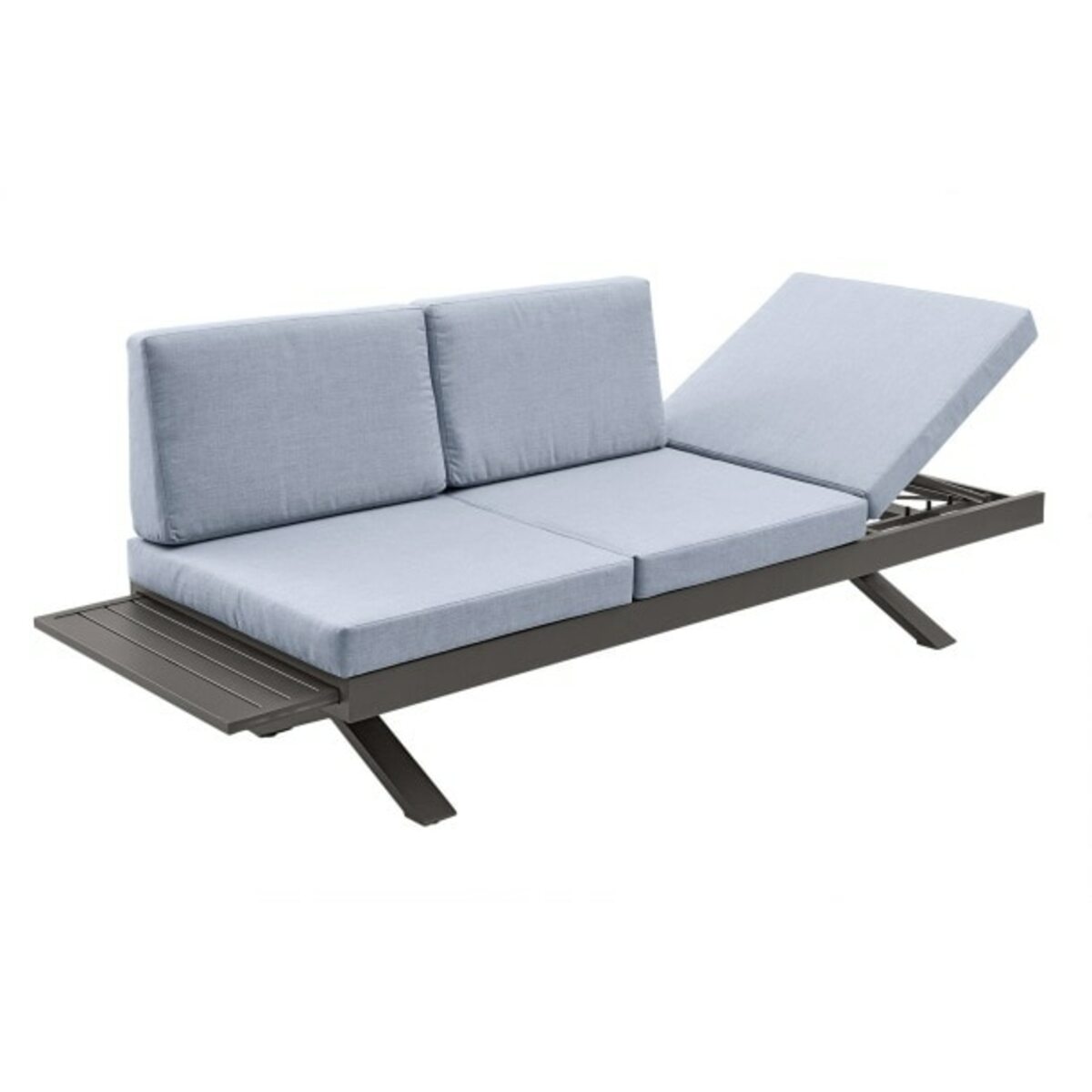 Bild 1 von 3-Sitzer Monte Plata rechts Grau 198x81x72 cm