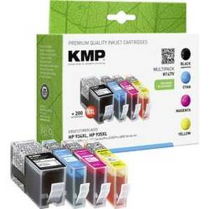 KMP Tinte Kombi-Pack ersetzt HP 934XL, 935XL Kompatibel Schwarz, Cyan,
Magenta, Gelb H147V 1743,0050