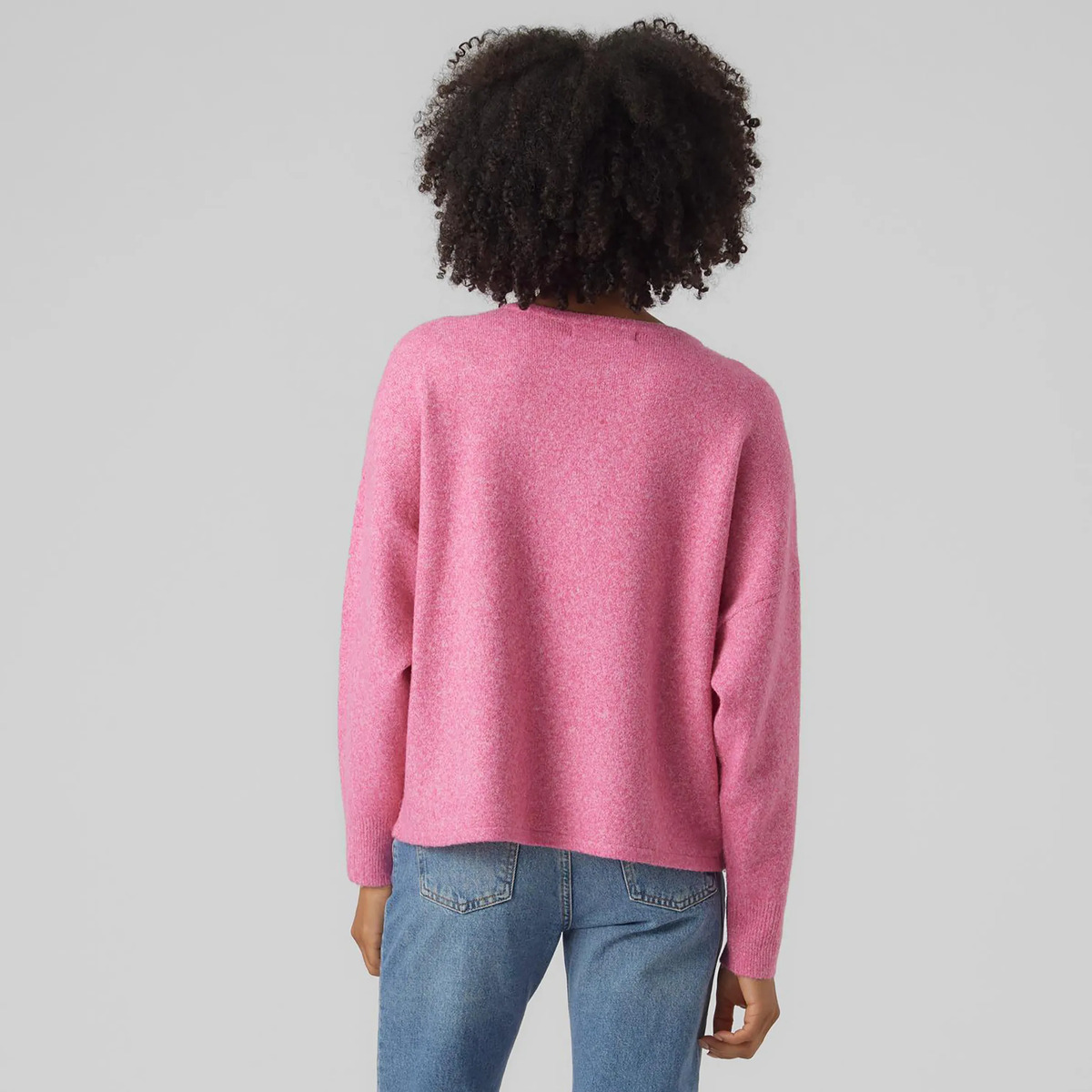 Bild 2 von Vero Moda VMDOFFY LS V-NECK BLO Strickpullover
                 
                                                        Pink