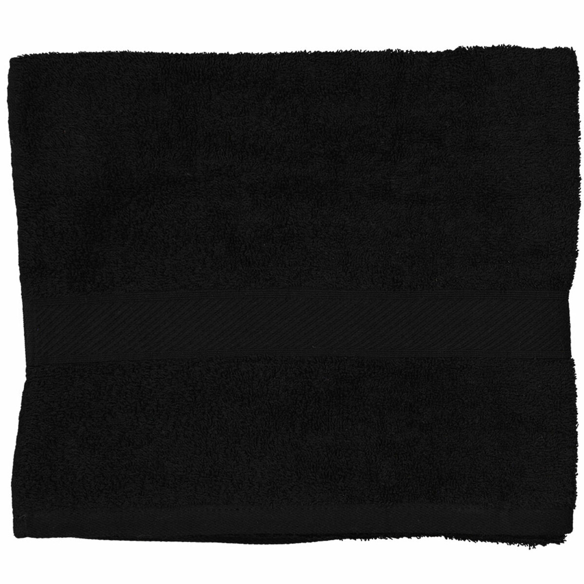 Bild 1 von Basic cotton Badehandtuch, Schwarz, 70x130