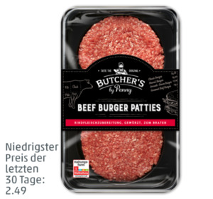 BUTCHER’S Beef Burger Patties