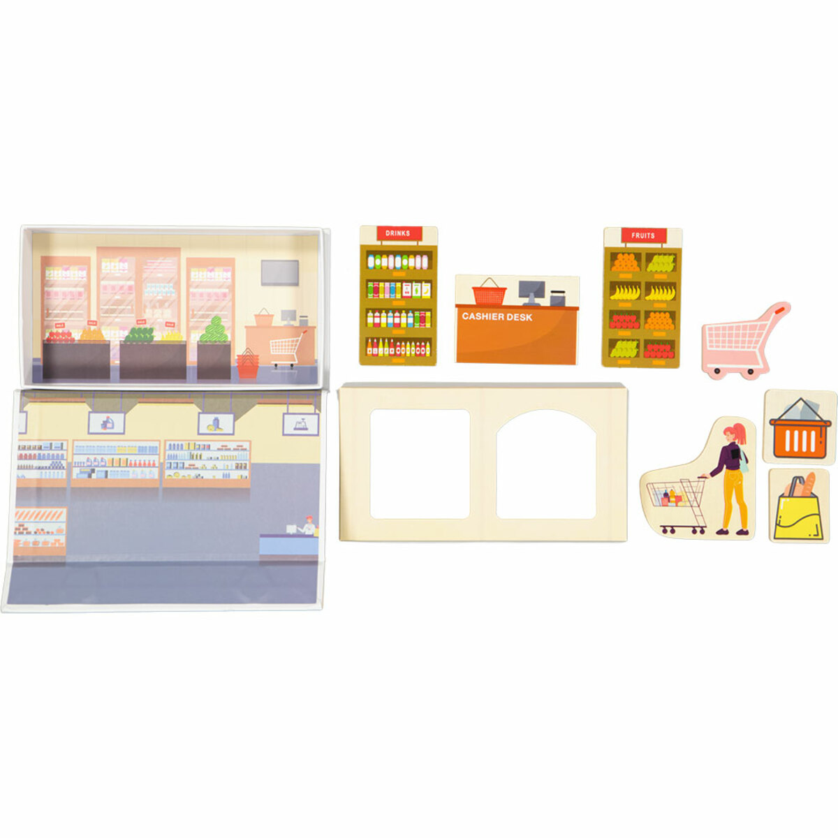 Bild 1 von Holzspielwaren, Weiß, ONE SIZE