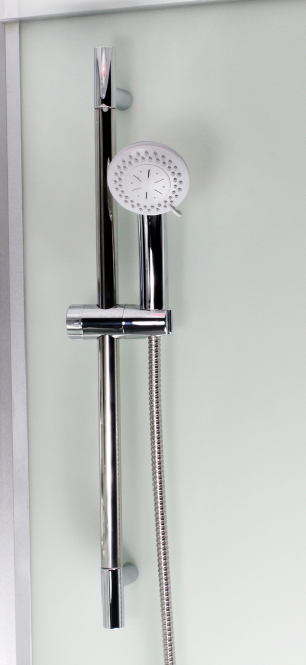 Bild 4 von PureHaven 2in1 Dampfdusche & Infrarotsauna 100x100x215 cm Aluminiumrahmen komplettem Zubehör Tropenb