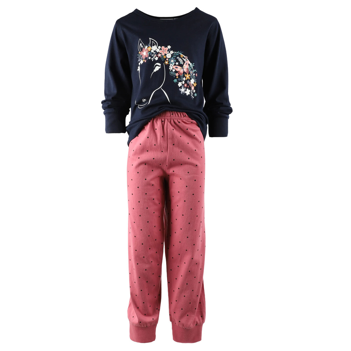 Bild 3 von Mädchen Schlafanzug mit Pferdemotiv
                 
                                                        Blau