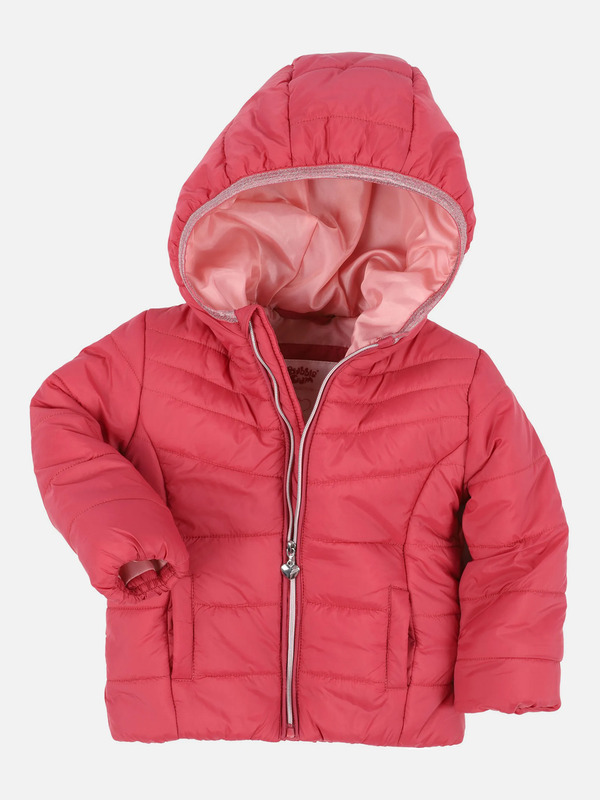 Bild 1 von Baby Mädchen Steppjacke mit Kapuze
                 
                                                        Rot