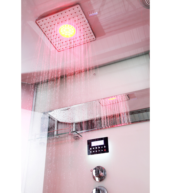 Bild 4 von PureHaven 2in1 Dampfdusche und Infrarotsauna 145x90 cm mit Aluminiumrahmen komplettem Zubehör Tropen