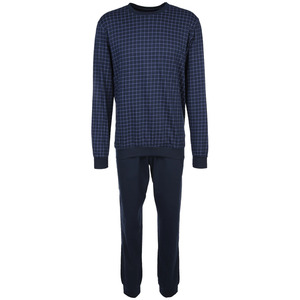 Herren Pyjama mit Rundhals-Ausschnitt
                 
                                                        Blau