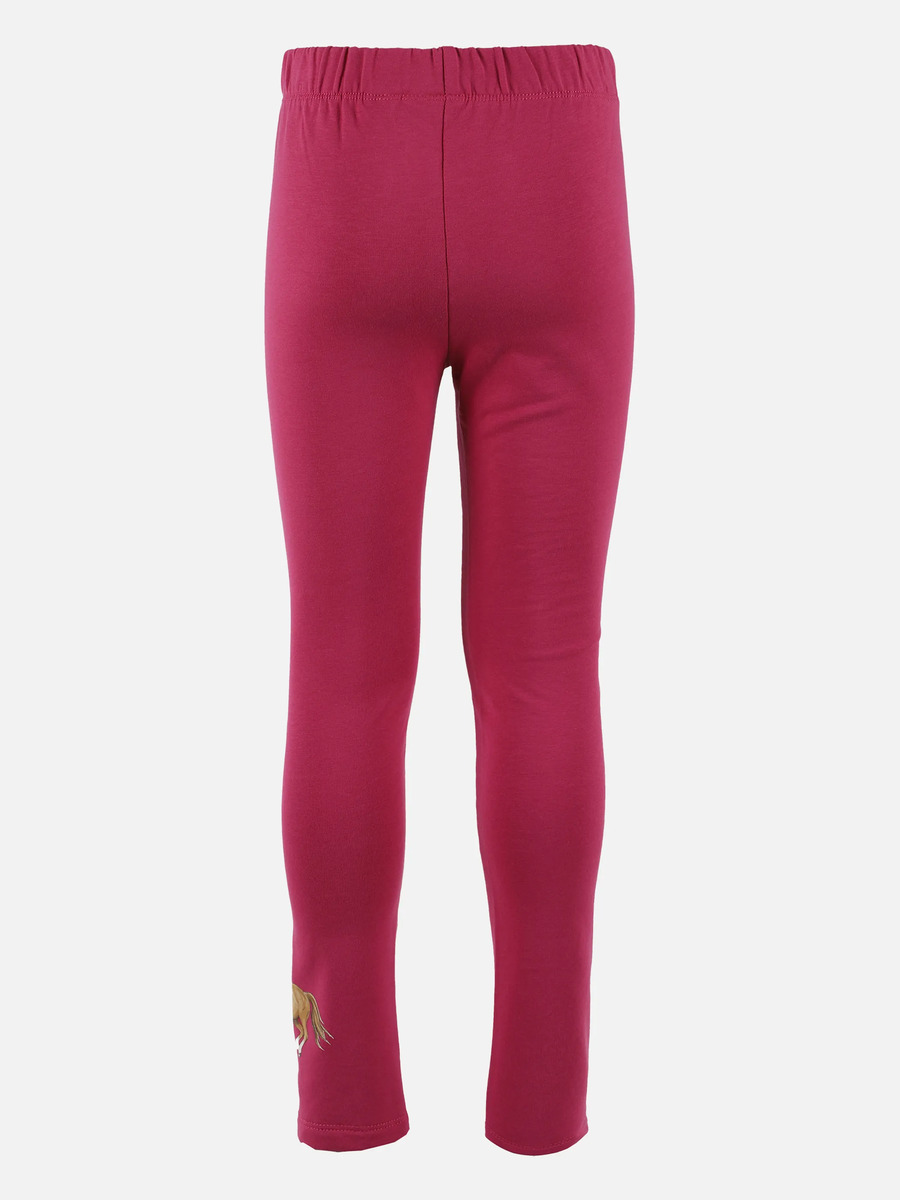 Bild 2 von Mädchen Leggings mit Pferdemotiv am Bein
                 
                                                        Pink