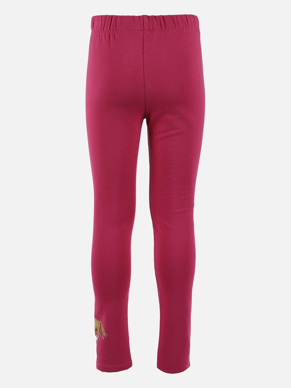 Bild 2 von Mädchen Leggings mit Pferdemotiv am Bein
                 
                                                        Pink