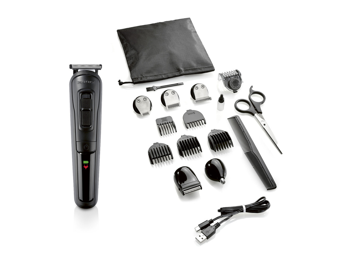 Bild 1 von SILVERCREST® PERSONAL CARE 5-in-1-Haar- und Bartschneider »SHBS 3.7 E6«, mit Li-Ionen-Akku