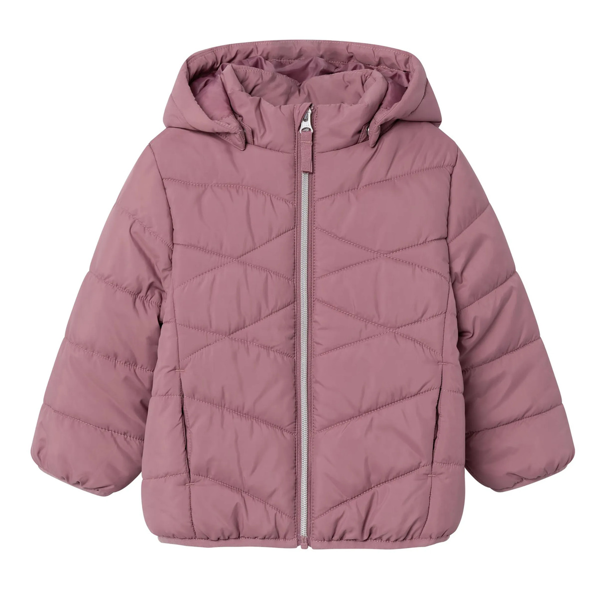 Bild 1 von Mädchen Steppjacke mit abnehmbarer Kapuze
                 
                                                        Rosa