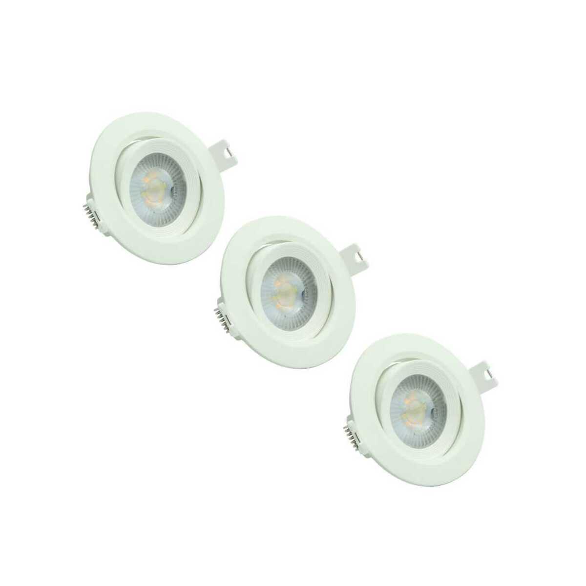 Bild 1 von LUXULA 3er Pack LED CCT Downlight, schwenkbar
