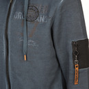 Bild 3 von Herren Sweatjacke mit Kapuze und Print
                 
                                                        Blau