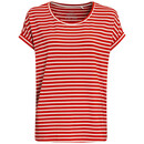 Bild 1 von Damen T-Shirt mit Streifen ROT / WEISS