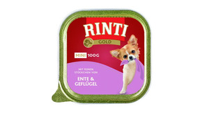 RINTI Hundenassfutter Gold Mini Ente & Geflügel