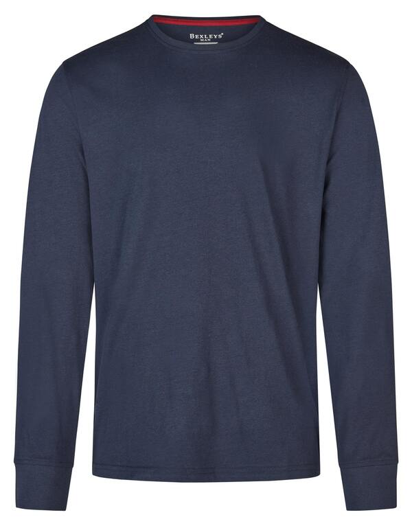 Bild 1 von Bexleys man - Basic Longsleeve in Unifarbe