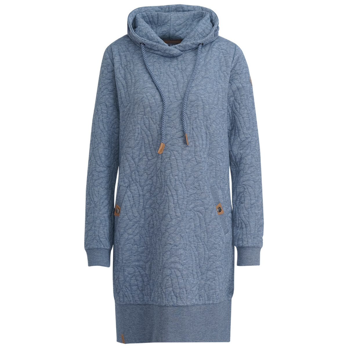 Bild 1 von Damen Sweatkleid mit Schalkragen BLAU