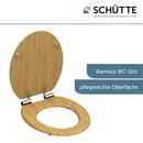 Bild 4 von SCHÜTTE WC Sitz BAMBUS,Toilettendeckel mit Absenkautomatik, Toilettensitz Holz