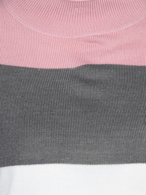 Bild 3 von Damen Strickpullover "Cashmere-Like" mit Streifen
                 
                                                        Lila