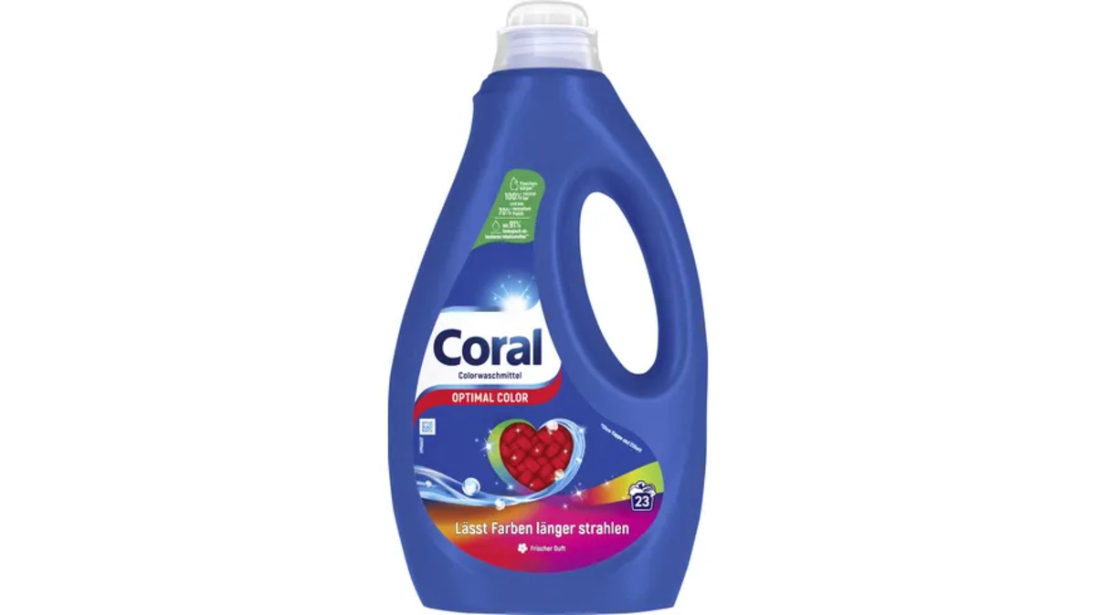 Bild 1 von Coral Flüssigwaschmittel Optimal Color 23WL