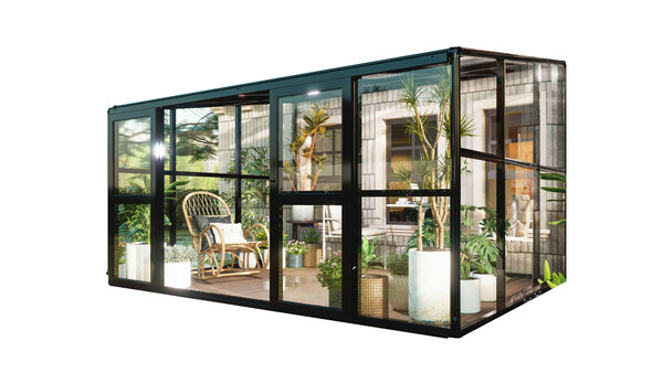 Bild 3 von HC Home & Living Terrassenüberdachung, ca. 242 x 392 x 237 cm