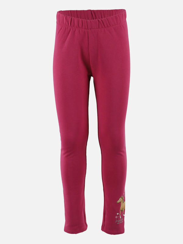 Bild 1 von Mädchen Leggings mit Pferdemotiv am Bein
                 
                                                        Pink