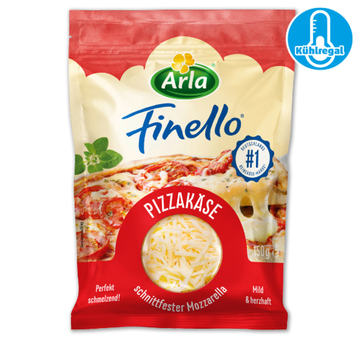 Bild 1 von ARLA Finello Gratin- oder Pizzakäse*