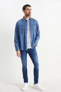 C&A Skinny Jeans-LYCRA®, Blau, Größe: W28 L32