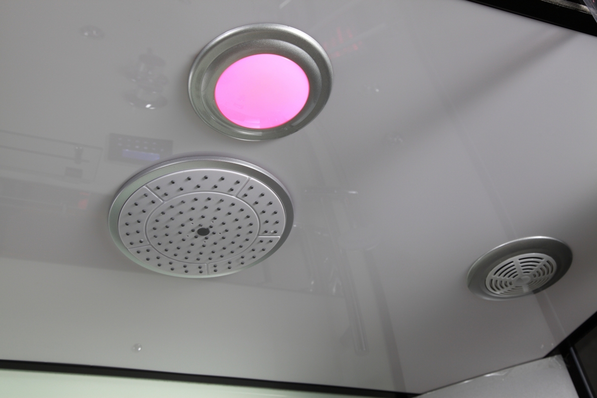 Bild 3 von PureHaven 2in1 Dampfdusche & Infrarotsauna 100x100x215 cm Aluminiumrahmen kompl. Zubehör Tropenbraus