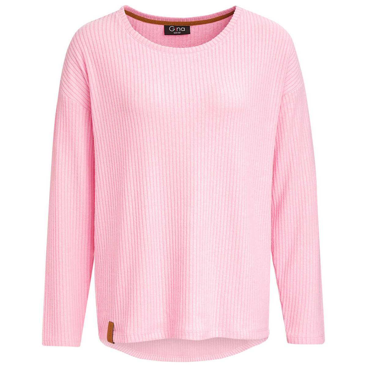 Bild 1 von Damen Langarmshirt mit Rippstruktur ROSA